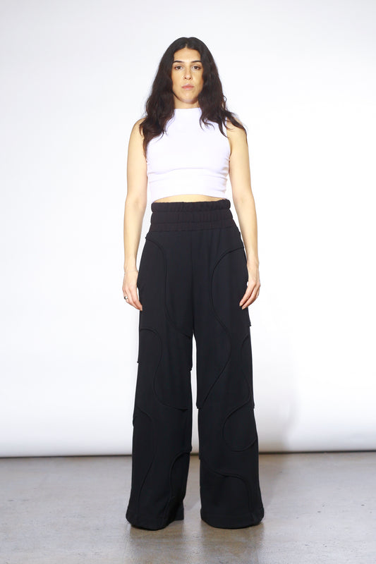 Fluidity Heavy High-Waist Sweatpants