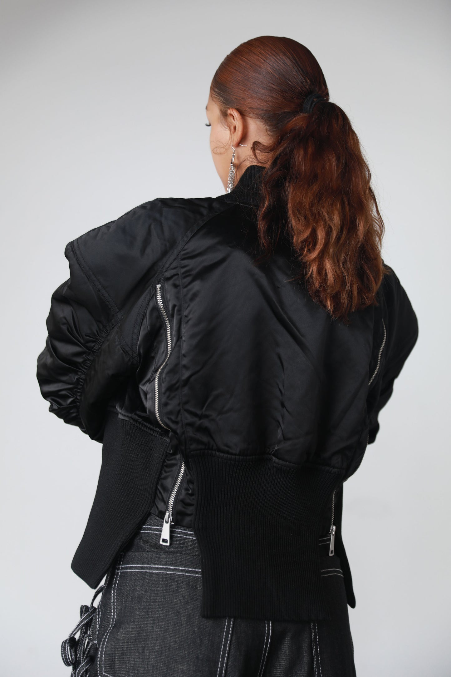 Double Zip Bomber Jacket