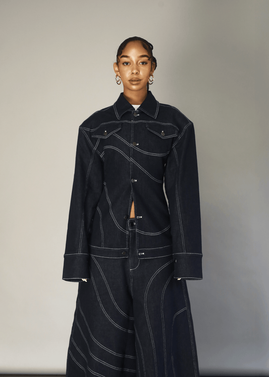 Ripple Denim Jacket